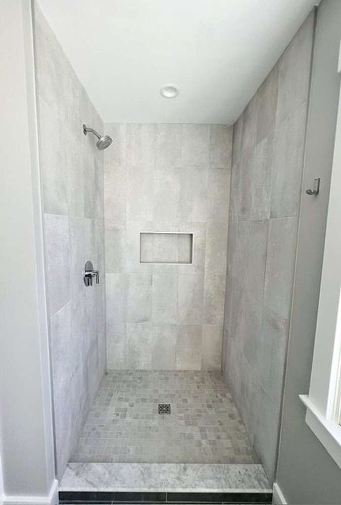 Marble bath and shower