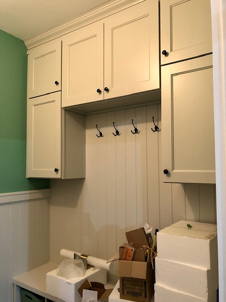 Custom mudroom built-ins