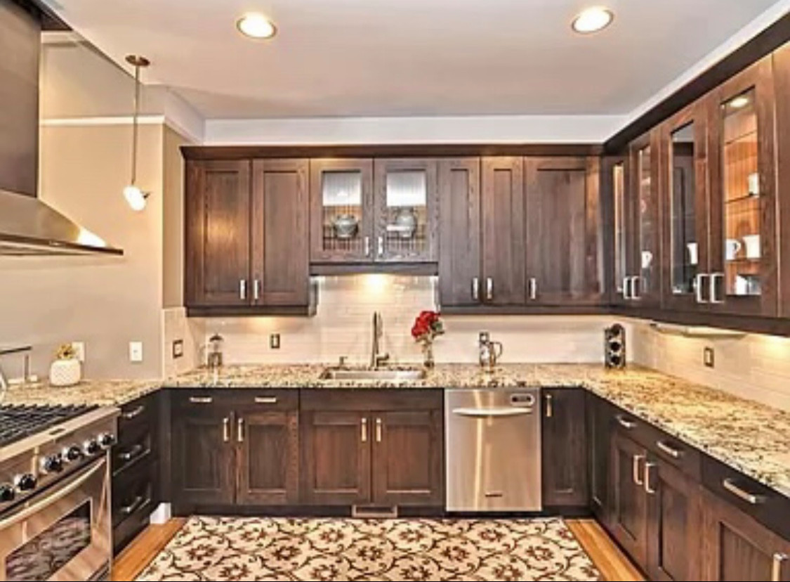 Custom kitchen and range
