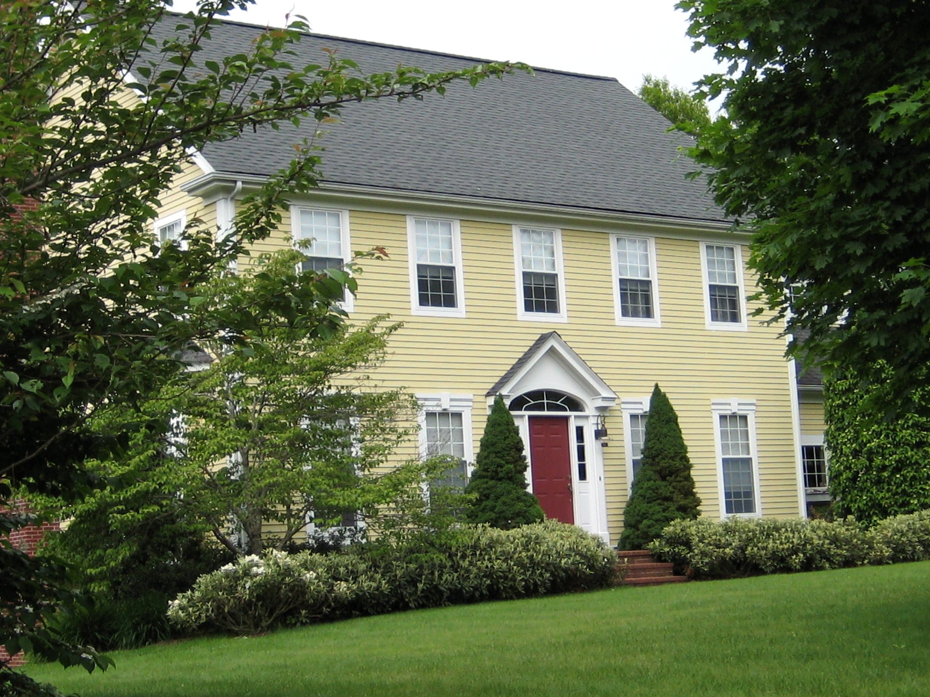 Custom colonial home