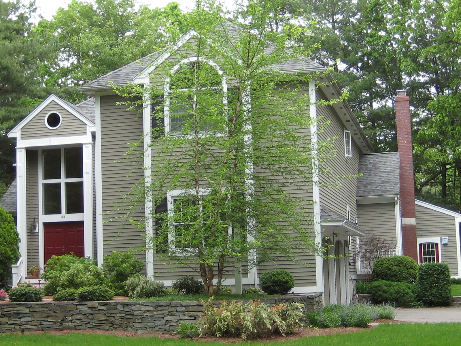 Custom colonial exterior