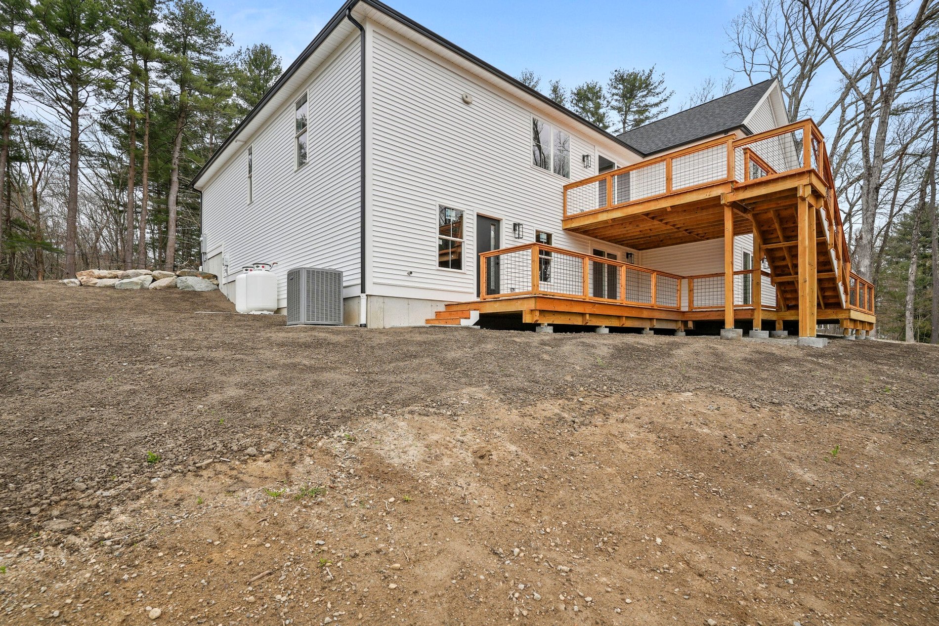 New home with deck