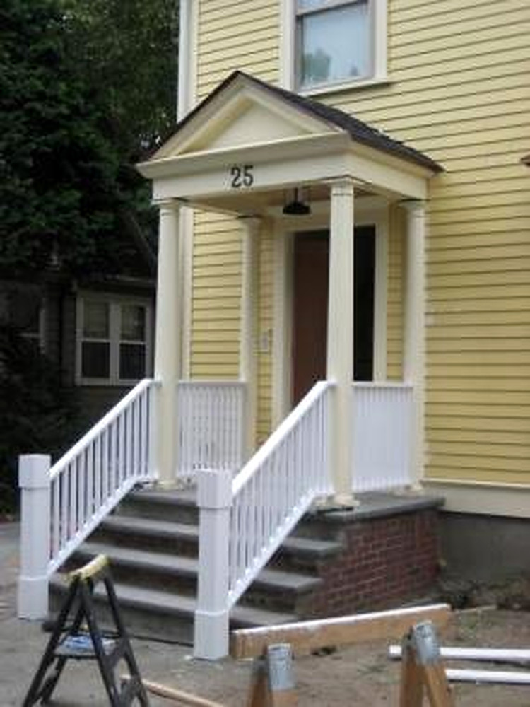 Front entry and portico