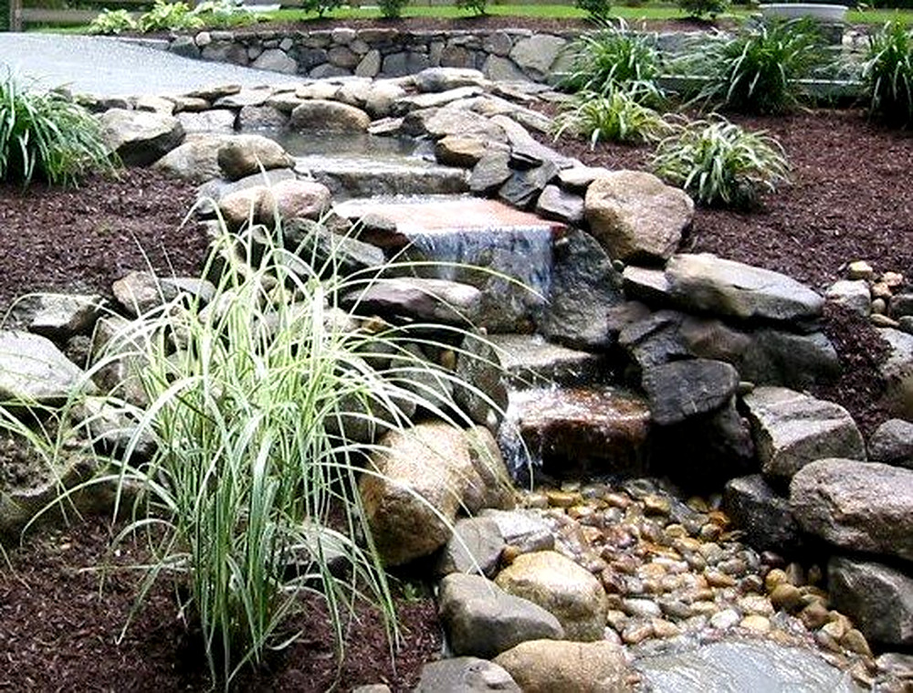 Landscape and water feature